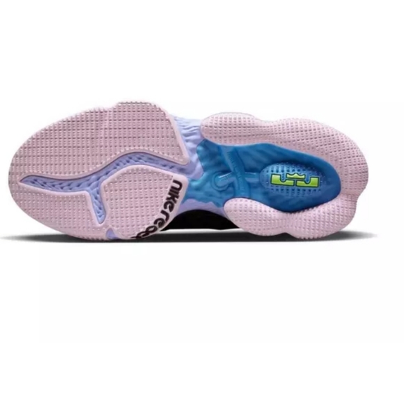 Nike Lebron 19 low size 11 black, purple pulse, pink foam, ghost green - Picture 15 of 16